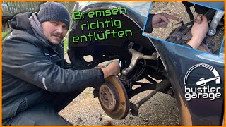 Bremsleitung schnell ersetzen  Bremsschlauch tauschen  Bremse richtig entlüften  DIY [upl. by Hcib602]