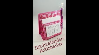 Tutorial TischkalenderNotizhalter [upl. by Judas]