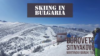 Skiing in Bulgaria  Sitnyakovo 3 Martinovi Baraki 1amp2 Borovets Samokov [upl. by Oberheim340]