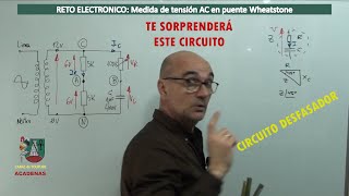 Circuito desfasador SOLUCION al reto electricoelectronico Clase 251 [upl. by Edwyna]