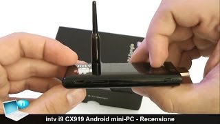 intv i9 CX919 miniPC Android RK3188 quadcore  Recensione ITA [upl. by Askwith]