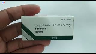 Tofatas Tablet  Tofacitinib 5 mg Tablet Uses  Tofatas tablet Uses Side effects Dosage Review Hindi [upl. by Dnyletak]