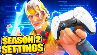 NEW Best Season 2 Controller Settings  Sensitivity PS4PS5XboxPC [upl. by Aiahc]