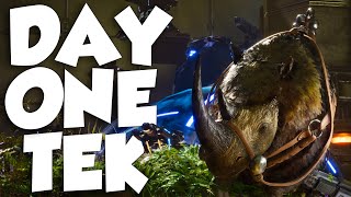 THEY THOUGHT WE MESHED THEM DAY 1 Online Raiding Oilcave  ARK PVP [upl. by Atena]