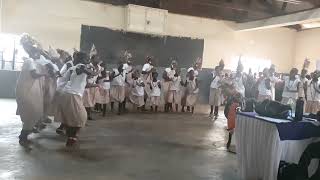 St Benedicts Kiombeta Primary School performing a Kisii Folk Song [upl. by Garnes]