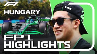 FP1 Highlights  2024 Hungarian Grand Prix [upl. by Eirol]