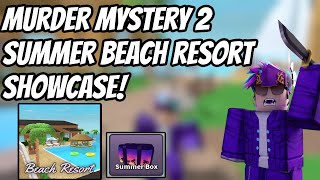 MM2 NEW SUMMER BEACH RESORT MAP SHOWCASE [upl. by Atikam65]