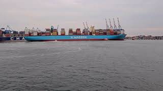 Majestic Maersk On Arrival Gdansk Poland [upl. by Philis]