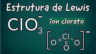 Como Escrever a Estrutura de Lewis CORRETA para o íon clorato [upl. by Namzed]