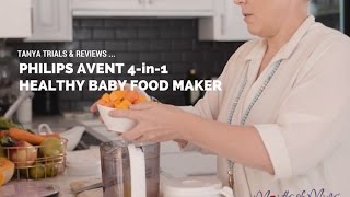 Tanya reviews the Philips AVENT 4in1 Healthy Baby Food Maker [upl. by Ermin]