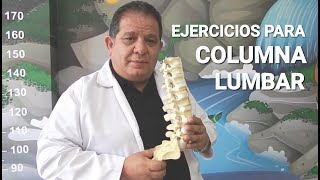 EJERCICIOS PARA COLUMNA LUMBAR Y RADICULOPATÍA [upl. by Neukam]