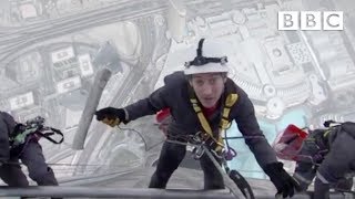 Cleaning the worlds tallest building  Supersized Earth  BBC [upl. by Zobe]