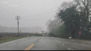 Possible tornados touch down near Red Bank in Lexington [upl. by Nadbus]