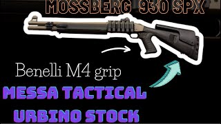 Mossberg 930 SPX with Mesa Tactical Urbino stock and Benelli M4 grip [upl. by Vescuso364]