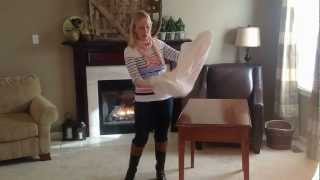 How to fold a fitted sheet the dummyproof way [upl. by Hittel]