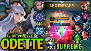 Supreme No1 Odette Build Top Global Odette Best Build 2024  Mobile Legends [upl. by Enrika]