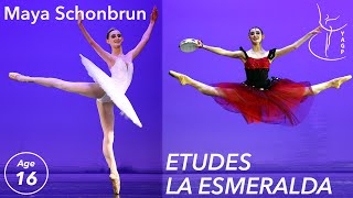 Prix de Lausanne 2022 Winner Maya Schonbrun  16  Master Ballet Academy  Etudes amp Esmeralda [upl. by Mor]