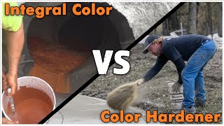 Discover the Differences Color Hardener vs Integral Color [upl. by Jolene]