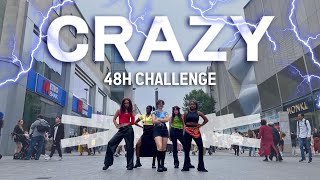 KPOP IN PUBLIC ONE TAKE  48H CHALLENGE LE SSERAFIM 르세라핌  Crazy  Dance Cover by IVIX [upl. by Bysshe399]