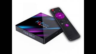 H96 MAX RK3318 smart tv box Android 90 [upl. by Asiulana159]