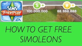 HOW TO GET SIMOLEONS IN SIMS FREEPLAY 2018 [upl. by Ongineb]