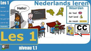 NT2 A1 LES 1  Wie ben jij 💁❓ Nederlands leren beginners 🙇🏻‍♂️ 11  Dutch for beginners Start [upl. by Erund]