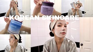 Korean skincare products  simple routine for beginners each skin type [upl. by Nobile770]