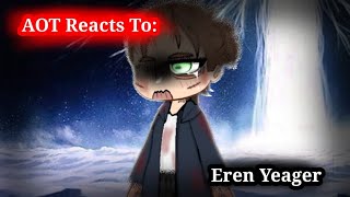 Aot React to Eren Gacha Club 34 Canon Ships [upl. by Meehahs]