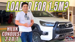 2023 Toyota Hilux Conquest 4x2 AT  360 Walkaround Review  Motorista Adventures [upl. by Silden165]