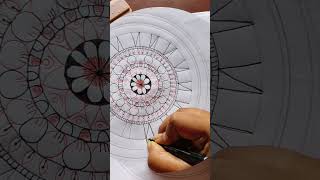 Mandala art🥰shortsfeed mandalarts mandalaforbegginer mandaladrawing viralshorts [upl. by Kory]