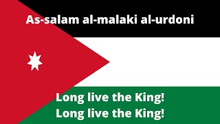 Jordan National Anthem  “Assalam almalaki alurdoni” Jordanian Anthem English Lyrics [upl. by Daryn]