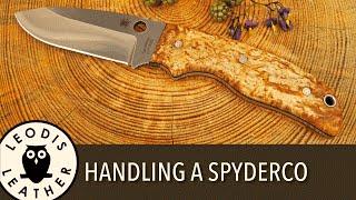 Making a Spyderco Mule Knife Handle [upl. by Allenrad]