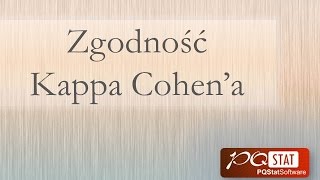 Zgodność KappaCohena [upl. by Ylrevaw881]