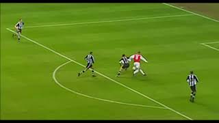 Bergkamp Goal vs Newcastle  Premier League 200102 [upl. by Nore]