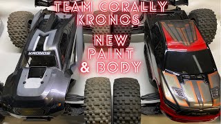 Team Corally Kronos XTR gets new paint and body options for Kronos 6s lipo running [upl. by Rita458]