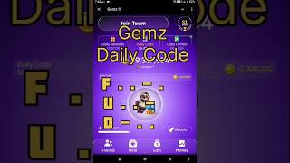 15 September Gemz Daily Cipher Code 😎 New Code Update Time 100 PM 🤩 [upl. by Trebmal]