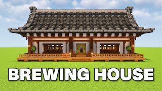 How To Build A Brewing House  Minecraft Tutorial [upl. by Venn957]