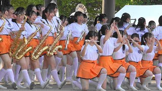 京都橘高校吹奏楽部 ムジークフェストなら2024 Kyoto Tachibana SHS Band Stage Marching 「Left camera only」「4ｋ」 [upl. by Aicened]