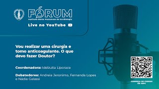 Vou realizar uma cirurgia e tomo anticoagulante O que devo fazer Doutor [upl. by Nwahsuq]