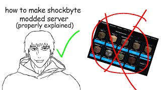 how to create a modded shockbyte server from scratch [upl. by Eahc]