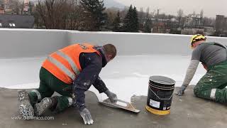 Alchimica Roof amp terrace waterproofing with HYPERDESMO [upl. by Reywas]