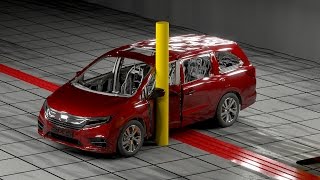 2018 Honda Odyssey Deltagen Crash Simulation [upl. by Novaelc]