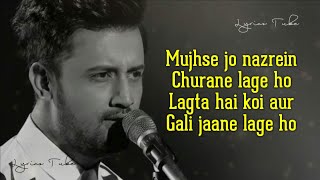 Pachtaoge Full Song Lyrics  Atif Aslam  B Praak Jaani  Bada Pachtaoge  Audio  New Song 2019 [upl. by Hesper]