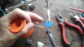 How to Repair a Megaturbo Hair Dryer with a Burned Cable and a Dead Capacitor [upl. by Xever]