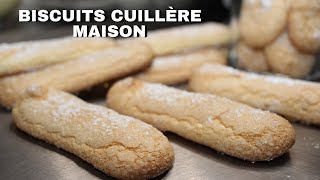 Recette des biscuits cuillère pour tiramisu charlotte [upl. by Gesner]