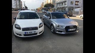 Fiat Linea Vs Audi Kapışması [upl. by Ailee990]