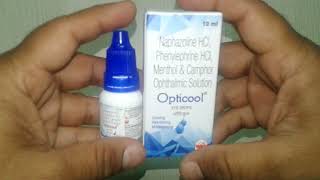 Opticool Eye Drops Best CoolingRefreshingMoisturising Eye Drop amp review in Hindi [upl. by Allys615]