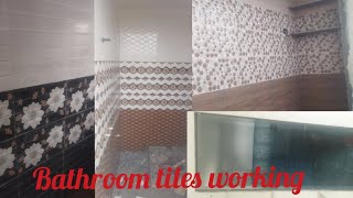 bathroom tiles working granet working YouTube video [upl. by Kemp]