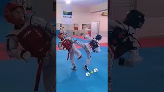 Tkd Best Kicks🥋⚡🥋 taekwondo tkd training kick match [upl. by Frohman304]