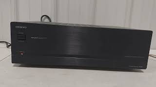 Onkyo M282 2Channel Amplifier WRAT [upl. by Cameron]